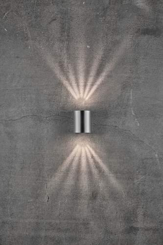 Prüfen Nordlux Canto 2 LED-Außenwandleuchte aus Edelstahl