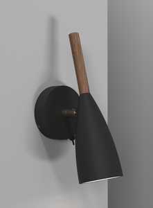 Pure Wandleuchte Schwarz Nordlux small 1