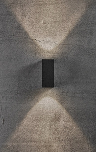 Asbol Kubi Außenwandleuchte schwarz Nordlux small 1