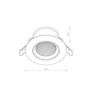EGINA LED 15W Einbaustrahler 10556 Nowodvorski small 3