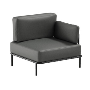 Gartensofa SIT SIT Outdoor SLAVE Endmodul dunkelgrau abnehmbarer Bezug small 0