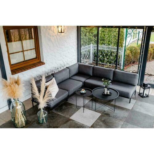 Prüfen Gartensofa SIT SIT Outdoor SLAVE 3 Dunkelgrau abnehmbarer Bezug 234 cm