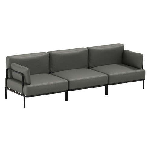 Prüfen Gartensofa SIT SIT Outdoor SLAVE 3 Dunkelgrau abnehmbarer Bezug 234 cm