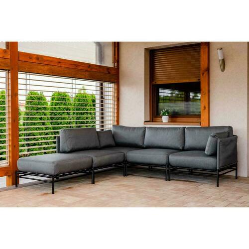 Prüfen Gartensofa SIT SIT Outdoor DANDY Modulsofa Schiefer 54 dunkelgrau