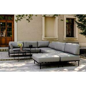 Gartensofa SIT SIT Outdoor SLAVE 3-Sitzer Grau 234 cm mit PUF, abnehmbarer Bezug small 1