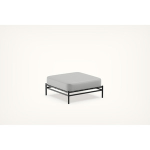 Gartensofa SIT SIT Outdoor DANDY Puf Modulsofa Grau 78 cm abnehmbarer Bezug small 1