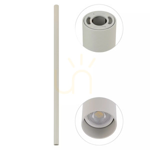 Deckenaufbauleuchte Nowodvorski FOURTY XL 10898, Seidengrau, 110 cm, GU10 R35 small 4