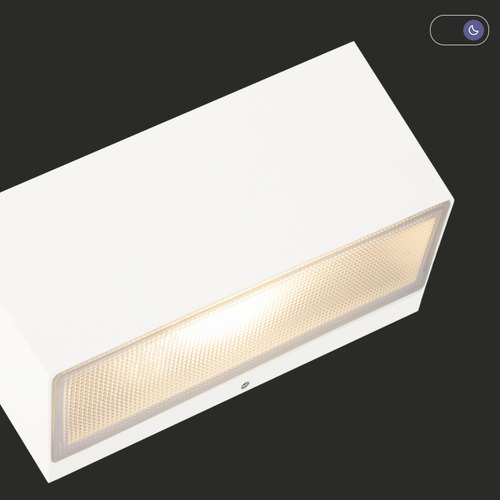 Prüfen Außenwandleuchte ASKER Big 1300W weiß LED 8.3W 3000K - NORLYS