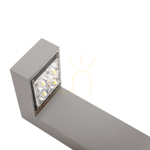 Prüfen Wegeleuchte NORLYS Asker PRO 1317AL LED 7,9 W 3000 K 85 cm, Aluminiumfarbe RAL 9006