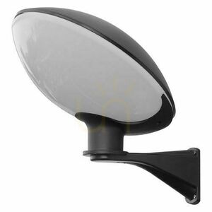 Außenwandleuchte SU-MA TAO K schwarz 35x35 cm Thermoplast E27 IP55 small 0