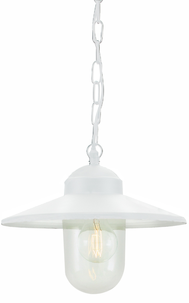 NORLYS Karlstad 230A/WH white outdoor ceiling light E27