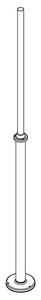 Lichtmast NORLYS Lamppost 3009GA verzinkt 120-220 cm small 1