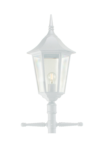 Prüfen Außenwandleuchte NORLYS Modena Big weiß E27 LED 9W 3012WH