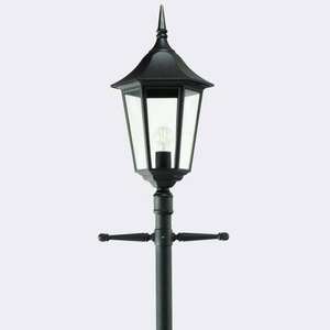 Gartenlaterne MODENA 301BL schwarz, Teleskopmast 193–283 cm, E27 – Norlys small 0