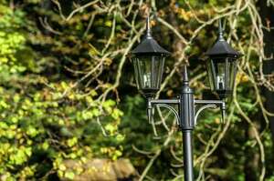 Gartenlaterne NORLYS Modena 303BL Schwarz 9005 Aluminiumguss IP54 E27 3-flammig small 3