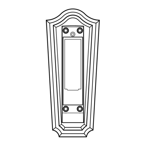 Prüfen Norlys 3050BL Wandmontageplatte, 23 × 9,5 cm