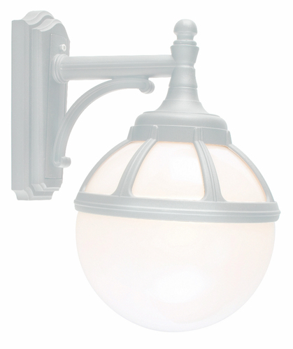 Prüfen Bologna 311 Weiß E27 Led 9W Milky Lampenschirm