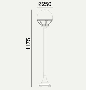 Bologna 315 Weiß E27 Led 9W small 1