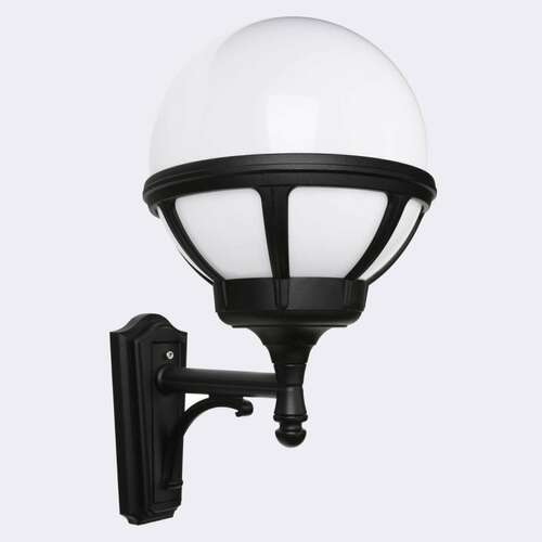Prüfen Bologna 361 Schwarz E27 Led 9W Milky Lampenschirm