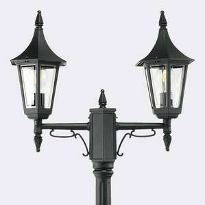 Rimini 402 Schwarz E27 Led 2X 9W Double small 1