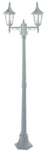 Prüfen Außenstandleuchte NORLYS Rimini 402WH weiß 2×E27 188 cm