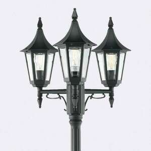 Außen-Standleuchte NORLYS Rimini 403BL schwarz 3 × E27 small 0