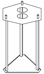Metallsockel für Boden 406 Norlys 0 Metallsockel für Boden 406 Norlys small 0