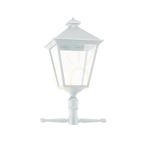 Prüfen LED-Mastaufsatzleuchte Norlys London 4112WH weiß, 17,5 W, 3000 K