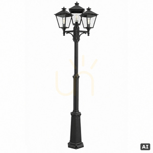 LONDON 483BL 3 x E27 Schwarz Gartenlaterne - Premium NORLYS small 2