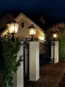 NORLYS London 494BL schwarze Gartenlaterne. small 1