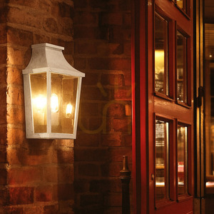 Außenwandleuchte IP54 LONDON 497WH E27 weiß - premium NORLYS small 2