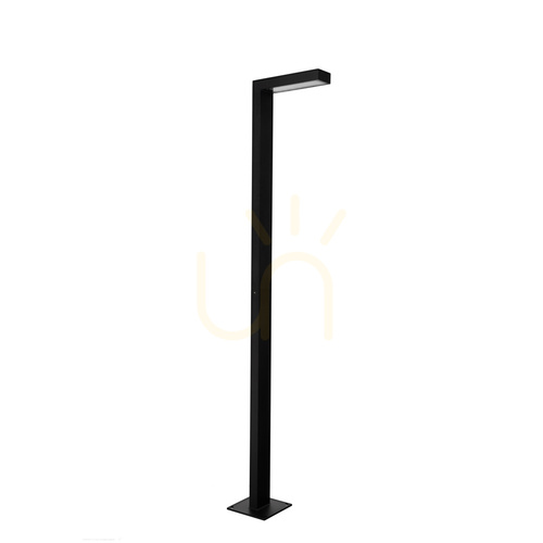 Prüfen Gartenmastleuchte NORLYS Asker 5126BL schwarz LED 18W 4000K 216 cm