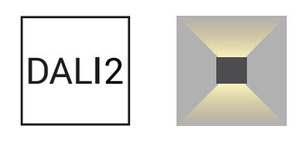 Außenwandleuchte Norlys Asker Small Pro 5160GR, Graphit RAL 7016, LED 9,9 W 4000 K, Licht nach oben und unten, DALI2 small 3