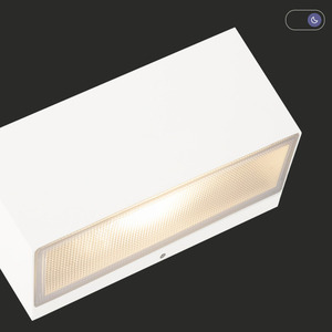 Außenwandleuchte Norlys Asker Small Pro 5160WH, Weiß RAL 9003, LED 9,9 W 4000 K, Licht nach oben und unten, DALI2 small 1