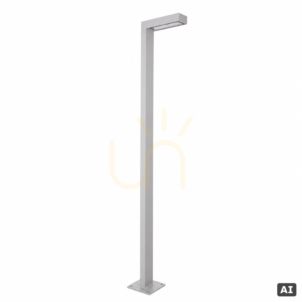 Norlys Asker Pole Pro 5165AL aluminium garden lamp post LED 8.5 W 4000 K DALI 236 cm