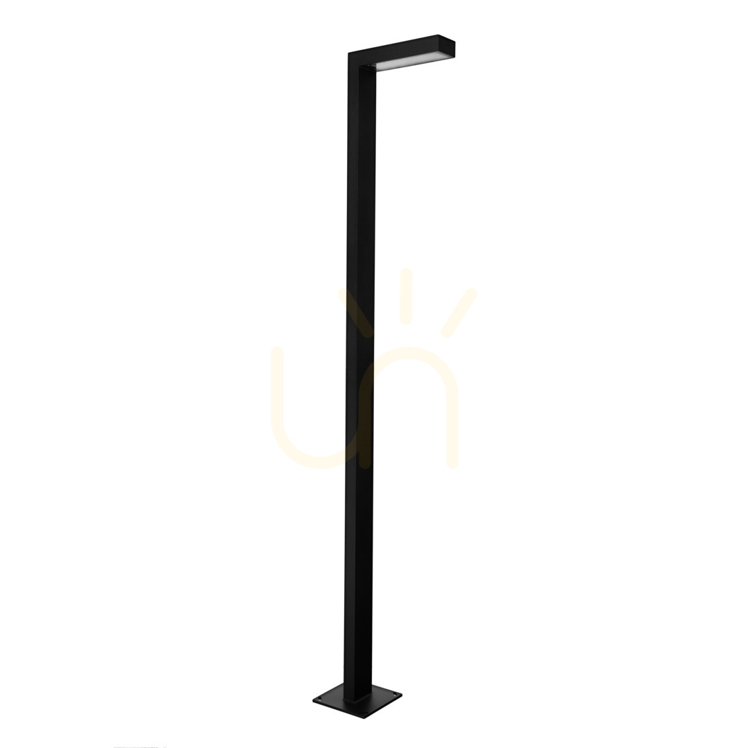 NORLYS Asker Pole PRO 5203BL black garden light LED 19.5 W 4000 K