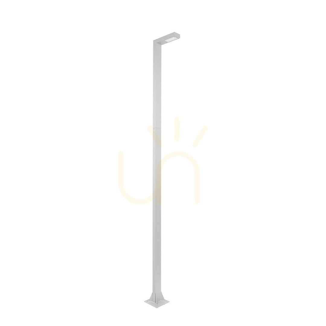 NORLYS Asker Pole Pro 5206 LED Lighting Pole, Light Grey, 350 cm, 19.4 W, 3000 K, 5206AL