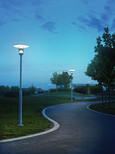 Mastleuchte VISBY 576AL 44,5W 3000K hellgrau RAL 9006 - NORLYS small 4