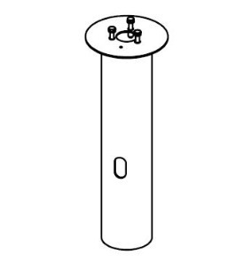Prüfen Metallsockel 6133 bis Erde 39Cm