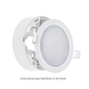 Algine Eco 2w1 Anbaudownlight 6 Ww 230 V 110st Ip20 Ik06 115x35mm Weiß Rund small 9