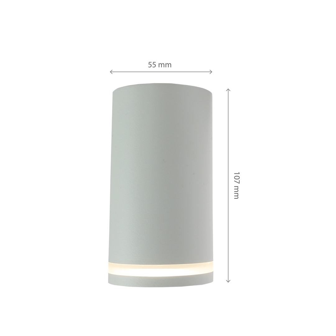 Aussicht Chloe Mini Ring Aufputz Gu10 230 V Ip20 Fi55*107mm Weiß Unbeweglich Chloe Mini Ring Aufputz Gu10 230 V Ip20 Fi55*107mm Weiß Unbeweglich