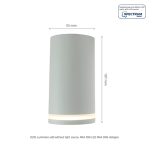Chloe Mini Ring Aufputz Gu10 230 V Ip20 Fi55*107mm Weiß Unbeweglich 8 Chloe Mini Ring Aufputz Gu10 230 V Ip20 Fi55*107mm Weiß Unbeweglich small 8