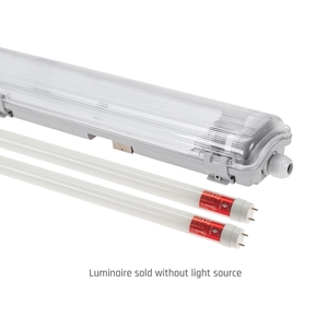 Limea Led Röhre Slim Hermetic G13 2x60 250 V Ip65 710x90x63 Mm Gray small 10