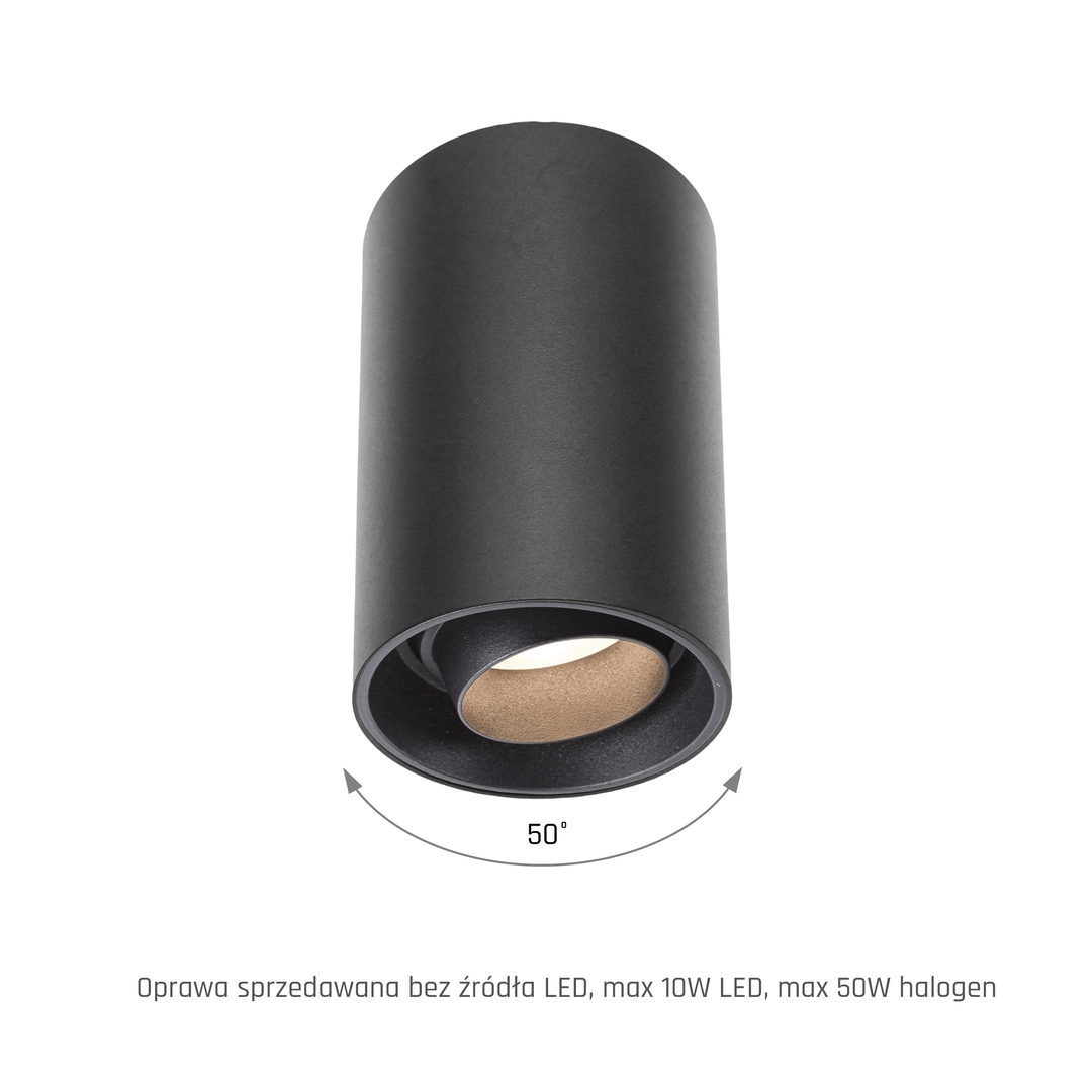 Vorschau Chloe Gu10 Spot Aufputz Gu10 250 V Ip20 80x130mm Schwarz Rund Beweglich Chloe Gu10 Spot Aufputz Gu10 250 V Ip20 80x130mm Schwarz Rund Beweglich