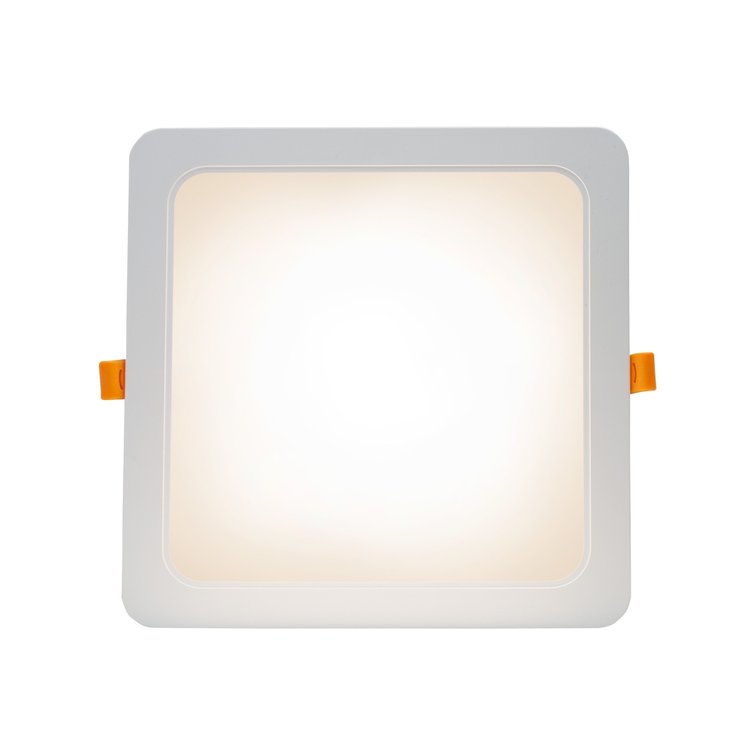 Aussicht Dure 3 Downlight 24 Ww 230 V 110st Ip54 Ik06 220x220x34 Weiß Quadratisch Stromversorgung Integriert. Dure 3 Downlight 24 Ww 230 V 110st Ip54 Ik06 220x220x34 Weiß Quadratisch Stromversorgung Integriert.