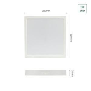 Algine Anbaudownlight 24 W Nw 230 V 120st Ip20 Ik06 288x288x38mm Weiß Quadratisch 5 Algine Anbaudownlight 24 W Nw 230 V 120st Ip20 Ik06 288x288x38mm Weiß Quadratisch small 5