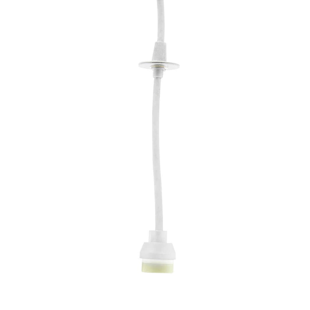 Prüfen Chloe Slim Mr11 Pendelleuchte Rail 3 F 250 V Ip20 40x500+1m Kabel Weiß Verstellbarer Lichtwinkel Chloe Slim Mr11 Pendelleuchte Rail 3 F 250 V Ip20 40x500+1m Kabel Weiß Verstellbarer Lichtwinkel