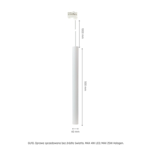 Chloe Slim Mr11 Pendelleuchte Rail 3 F 250 V Ip20 40x500+1m Kabel Weiß Verstellbarer Lichtwinkel 7 Chloe Slim Mr11 Pendelleuchte Rail 3 F 250 V Ip20 40x500+1m Kabel Weiß Verstellbarer Lichtwinkel small 7