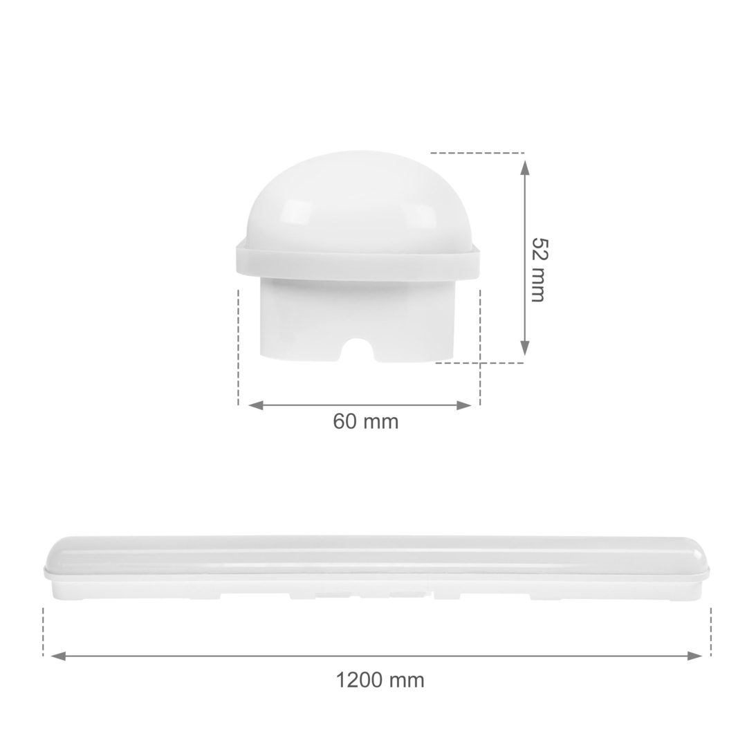 Zeige Limea Go Hermetic 1200mm 50 W Nw 230 V 120st Ip65 Ik07 1200 X60 X52mm Weiß Limea Go Hermetic 1200mm 50 W Nw 230 V 120st Ip65 Ik07 1200 X60 X52mm Weiß