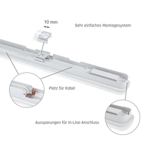 Limea Go Hermetic 1200mm 50 W Nw 230 V 120st Ip65 Ik07 1200 X60 X52mm Weiß 6 Limea Go Hermetic 1200mm 50 W Nw 230 V 120st Ip65 Ik07 1200 X60 X52mm Weiß small 6